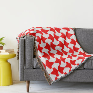 Couverture Ancien Motif de Mamelouks musulmans rouges et blan