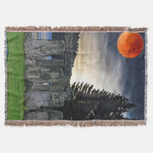 Couverture Ancien Stonehenge et Pleine lune rouge mystique