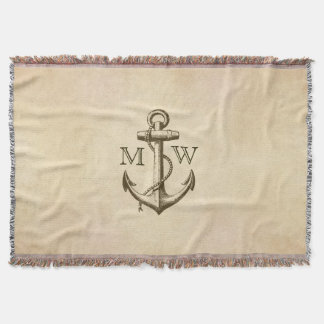 Couverture Ancre, monogramme nautique