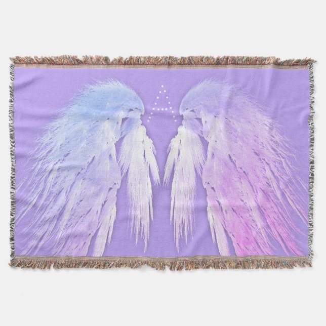 Couverture ANGEL WINGS Fairy Purple Monogramme (Devant)