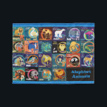 Couverture animale d'Autocollant-Ouatine<br><div class="desc">Décorez votre chambre à coucher et c5ozy d'une couverture de 30 x 40 ouatines. Des lettres et les animaux hébreux sont imprimés sur la couverture pour celle d'un cadeau aimable. Sensible,  doux et coloré,  c'est la couverture parfaite pour des pique-niques en parc,  événements extérieurs,  et câlins confortables d'hiver.</div>