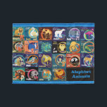 Couverture animale d'Autocollant-Ouatine<br><div class="desc">Décorez votre chambre à coucher et c5ozy d'une couverture de 30 x 40 ouatines. Des lettres et les animaux hébreux sont imprimés sur la couverture pour celle d'un cadeau aimable. Sensible,  doux et coloré,  c'est la couverture parfaite pour des pique-niques en parc,  événements extérieurs,  et câlins confortables d'hiver.</div>