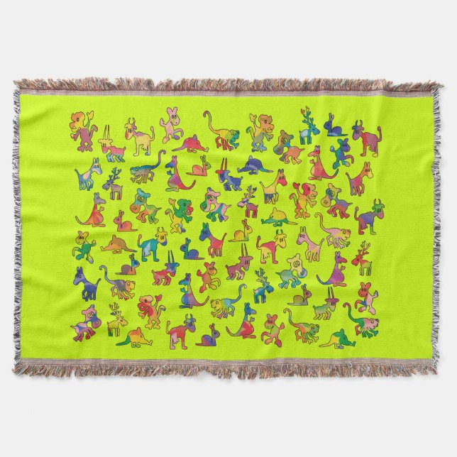 Couverture Animaux Abstraits Motif + votre idée (Devant)