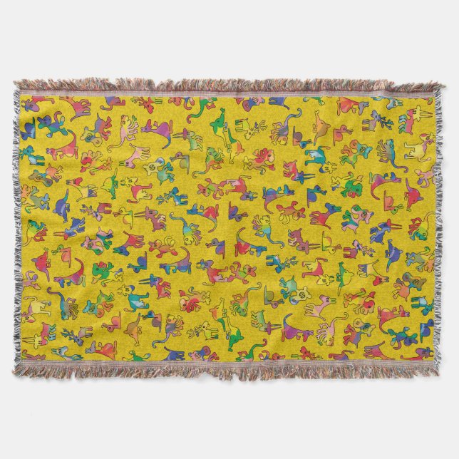 Couverture Animaux Abstraits Motif + votre idée (Devant)