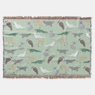 Couverture Animaux autochtones australiens Eucalyptus Motif v