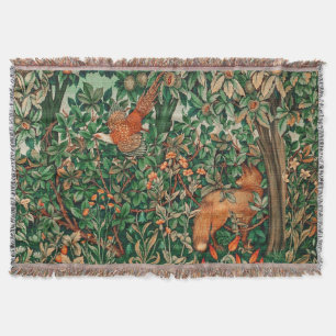 Couverture ANIMAUX DE LA FORÊT Pheasal, Renard Rouge Vert Flo