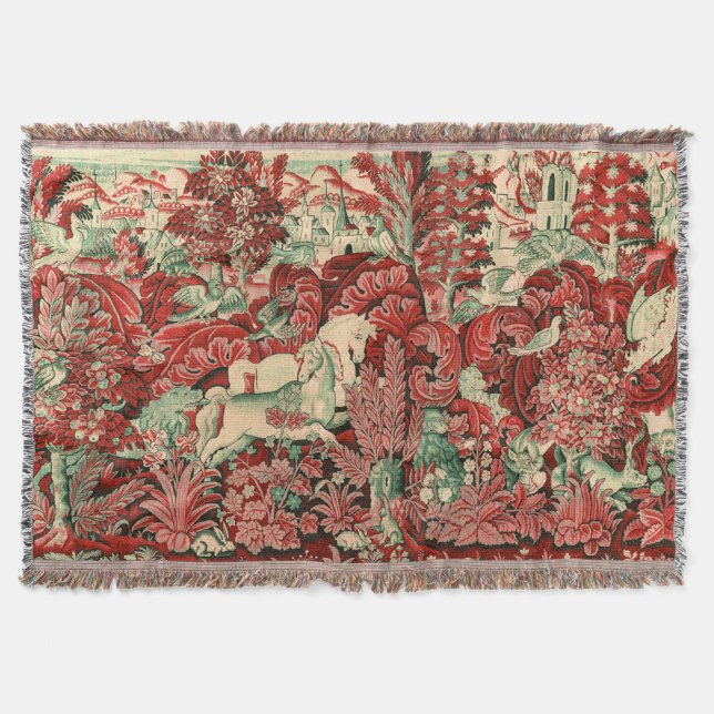 Couverture ANIMAUX D'IMAGINAIRE, CHEVAUX, BOIS Rouge Vert Flo (Devant)
