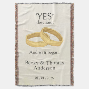 Couverture Anneaux dorés, Cadeau de date de mariage