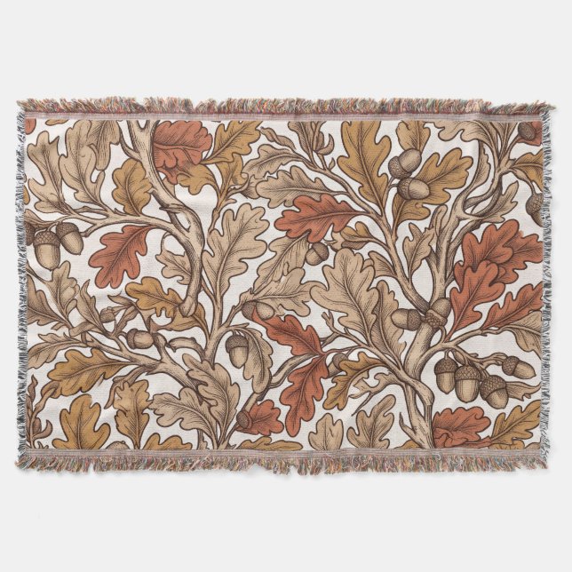 Couverture Antique Terracotta Chênes  (Devant)