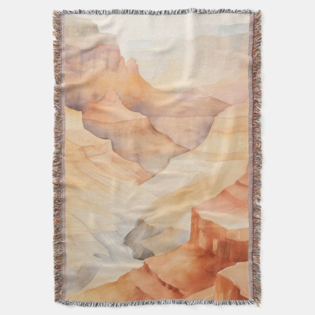 Couverture Aquarelle Canyon Lance Blanche (devant Vertical)