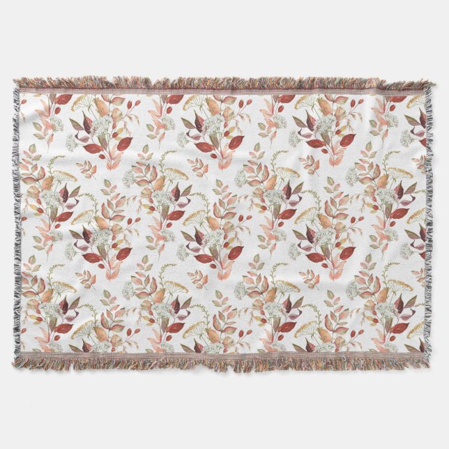 Couverture Aquarelle Fleur Sauvage d'Automne (Devant)
