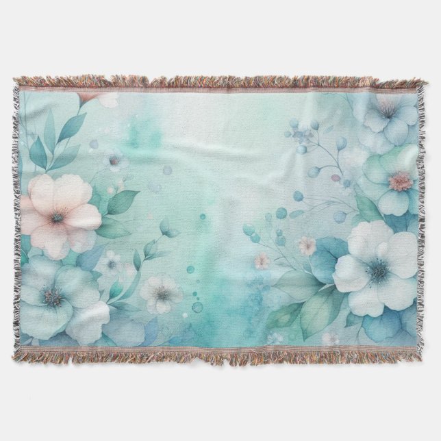 Couverture Aquarelle florale aux couleurs pastel douces  (Devant)
