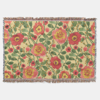 Couverture Aquarelle florale rétro : Élégance intemporelle