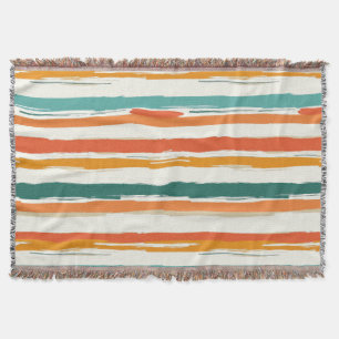 Couverture Aquarelle vintage de Bohême rayée (1)