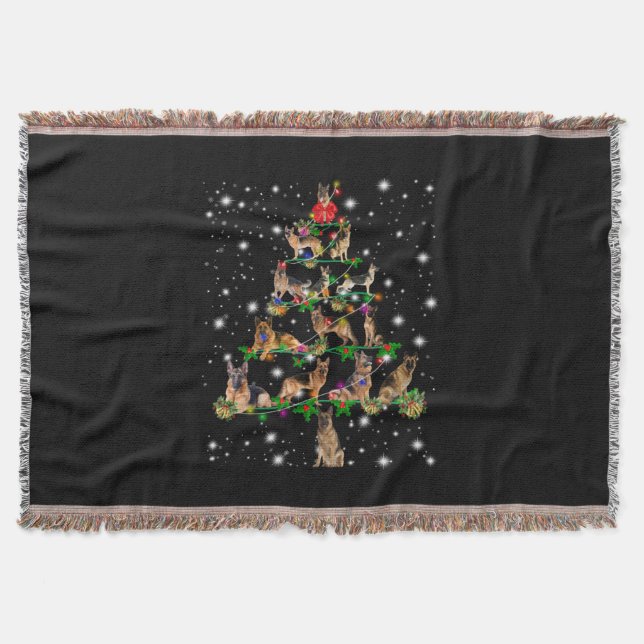 Couverture Arbre De Noël Allemand Couvert D'Une Lampe De poch (Devant)