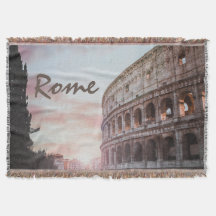 Architecture antique Rome coucher de soleil ville