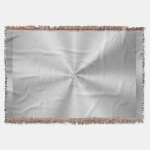 Couverture Argent brillant métallique de Faux élégant