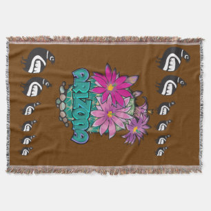Couverture Arizona Blooming Cactus et Quail