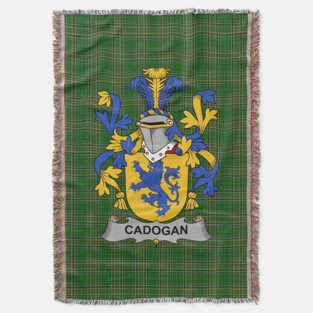 Couverture Armoiries de cadogan irlandais Famille Crest Irlan (devant Vertical)