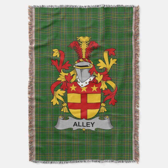 Couverture Armoiries de Irish Alley Family Crest Irlande (devant Vertical)