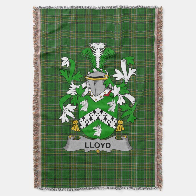 Couverture Armoiries de la Lloyd irlandaise Famille Crest Irl (devant Vertical)