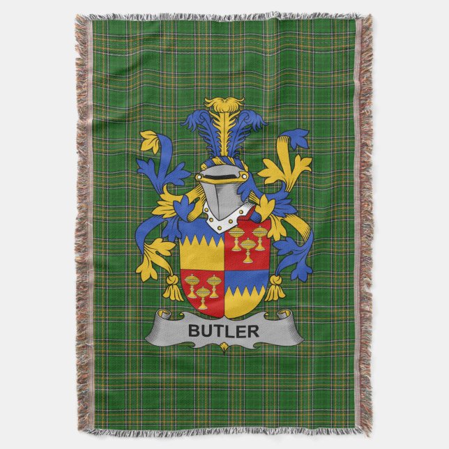 Couverture Armoiries de l'Irlandais Butler Family Crest Irlan (devant Vertical)