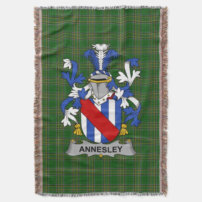 Couverture Armoiries de l'Irlande Annesley Family Crest Irlan (devant Vertical)