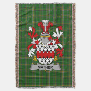 Couverture Armoiries de Mather ou Mathers Family Crest