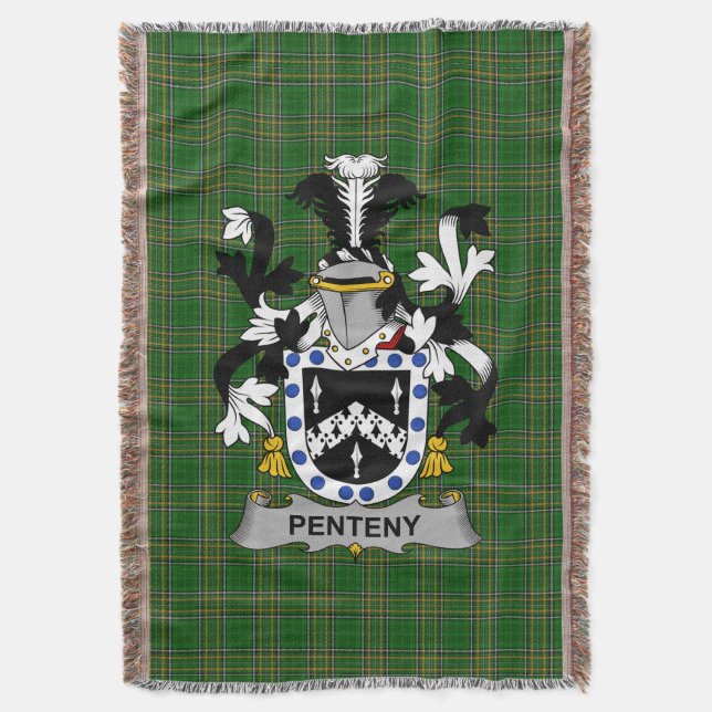 Couverture Armoiries de Penteny en Irlande Famille Crest Irla (devant Vertical)