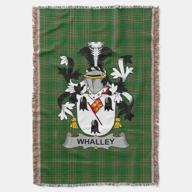 Couverture Armoiries de Whalley en Irlande Family Crest Irlan (devant Vertical)