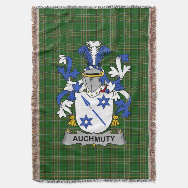 Couverture Armoiries d'Irlande d'Auchmuty Family Crest Irland (devant Vertical)