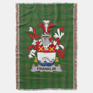 Couverture Armoiries d'Irlande Franklin Family Crest Irlande