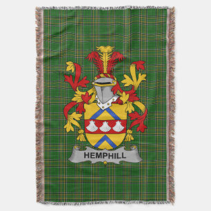 Couverture Armoiries d'Irlande Hemphill Family Crest Irlande