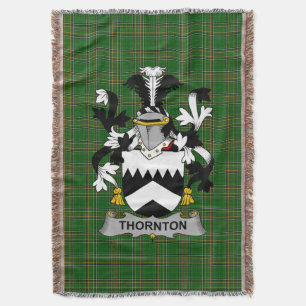 Couverture Armoiries d'Irlande Thornton Family Crest Irlande