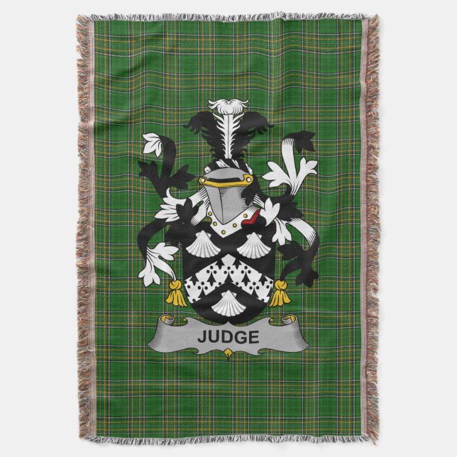 Couverture Armoiries du juge irlandais Family Crest Irlande (devant Vertical)