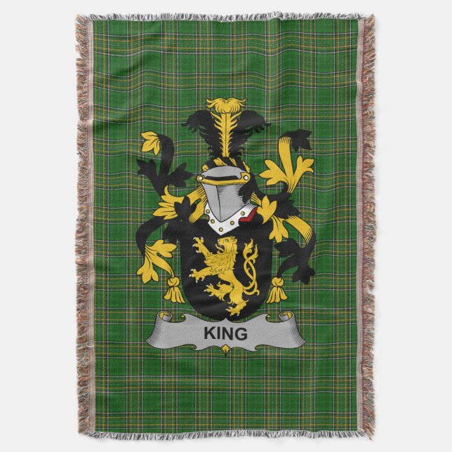 Couverture Armoiries du roi d'Irlande Famille Crest Irlande (devant Vertical)