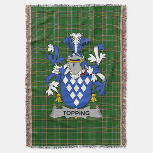 Couverture Armoiries irlandaises à découper Family Crest Irla