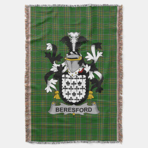 Couverture Armoiries irlandaises Beresford Family Crest Irlan