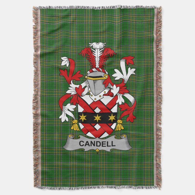 Couverture Armoiries irlandaises Candell Family Crest Irlande (devant Vertical)