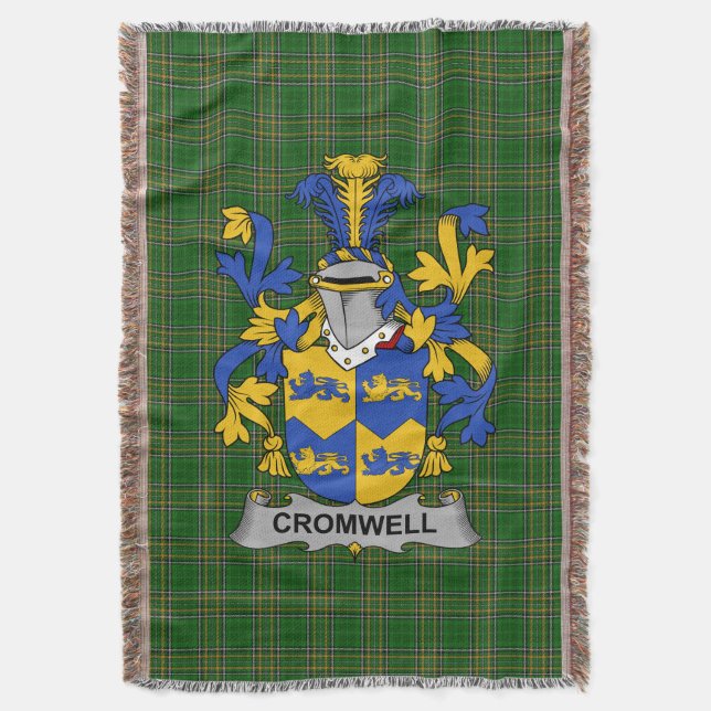 Couverture Armoiries irlandaises Cromwell Family Crest Irland (devant Vertical)