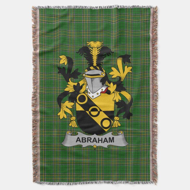 Couverture Armoiries irlandaises d'Abraham Famille Crest Irla (devant Vertical)