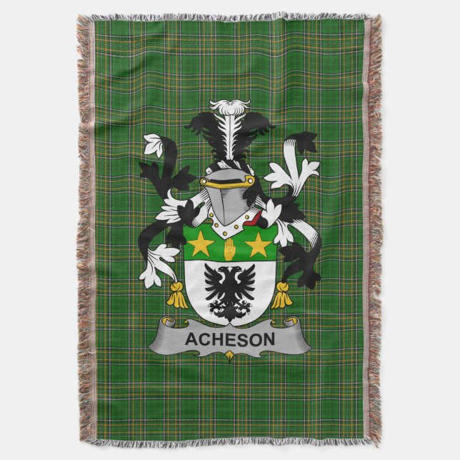 Couverture Armoiries irlandaises d'Acheson Famille Crest Irla (devant Vertical)