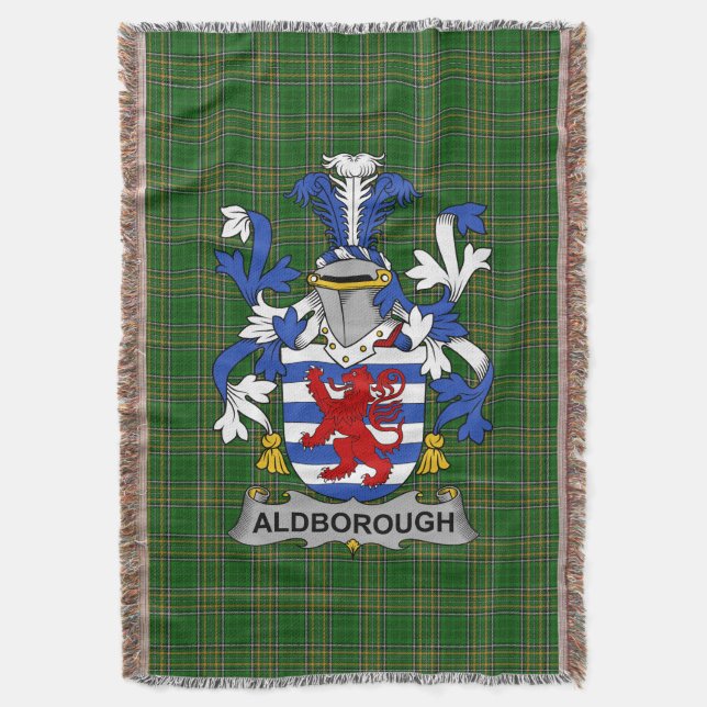 Couverture Armoiries irlandaises d'Aldborough Famille Crest I (devant Vertical)