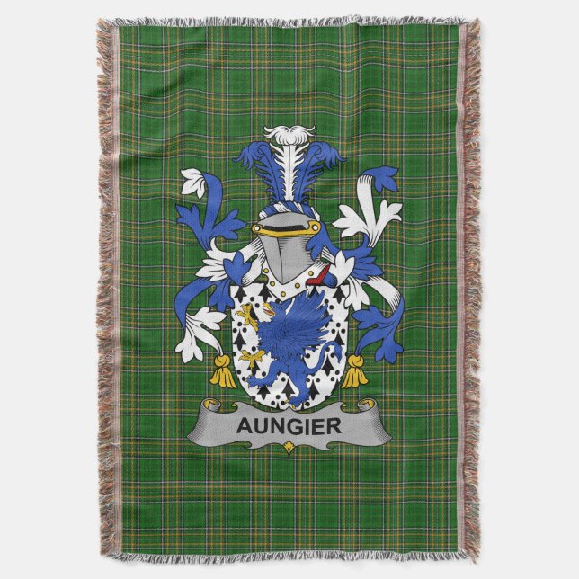 Couverture Armoiries irlandaises d'Aungier Family Crest Irlan (devant Vertical)