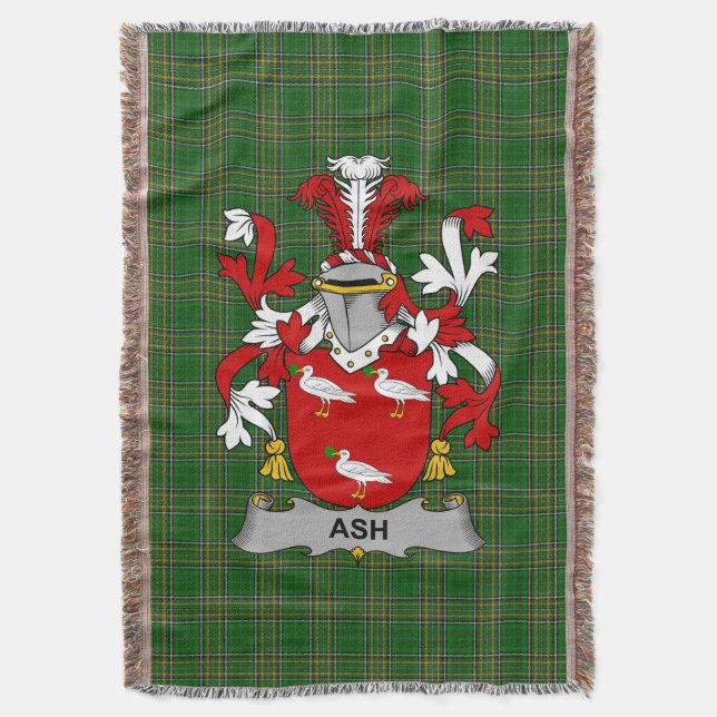 Couverture Armoiries irlandaises de Ash Crest de famille Irla (devant Vertical)