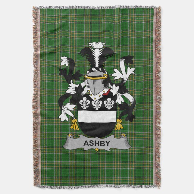 Couverture Armoiries irlandaises de Ashby Family Crest Irland (devant Vertical)