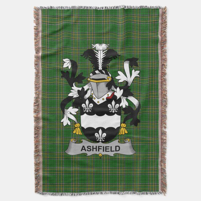 Couverture Armoiries irlandaises de Ashfield Family Crest Irl (devant Vertical)