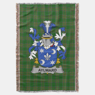 Couverture Armoiries irlandaises de Aylward Family Crest Irla