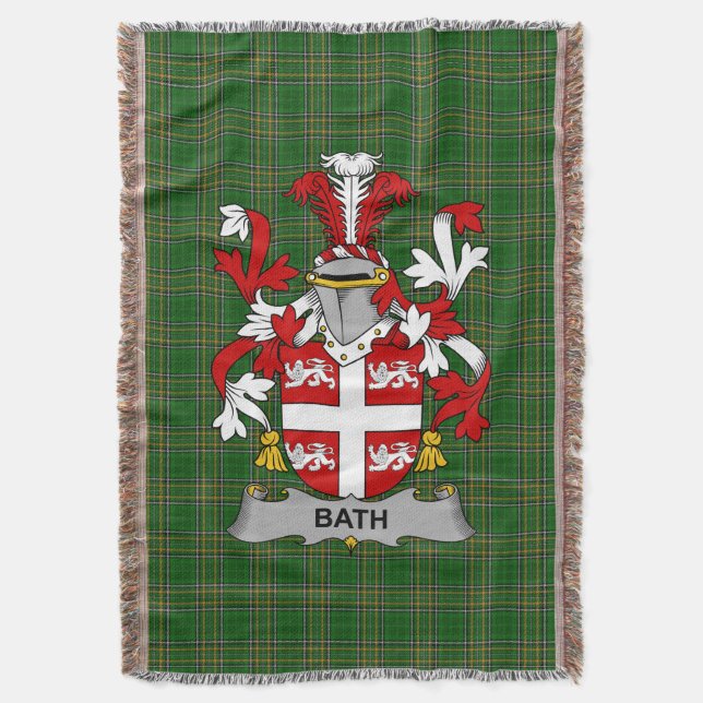 Couverture Armoiries irlandaises de bain Famille Crest Irland (devant Vertical)
