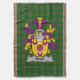 Couverture Armoiries irlandaises de Begg Family Crest Irlande